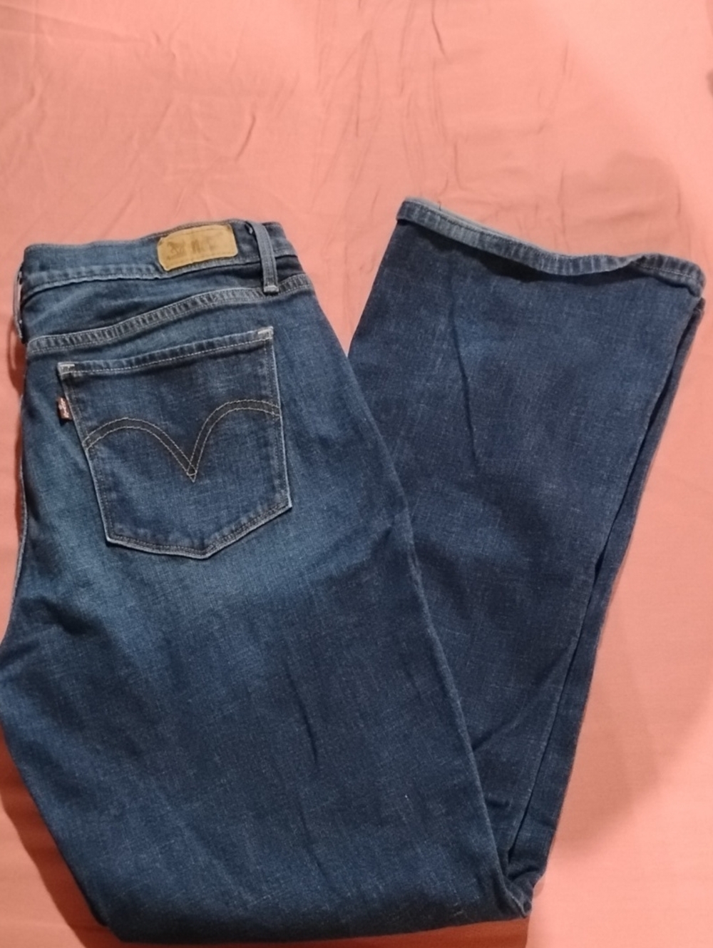 Women's Levi 515 Dark Blue Book cut Jeans